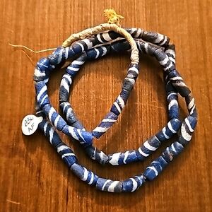 African Beads Blue